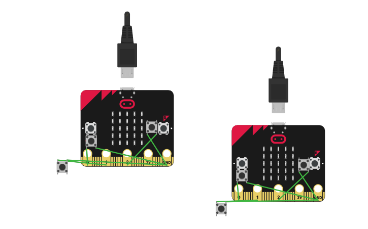 Circuit design Copy of Micro:bit Challenge - Tinkercad