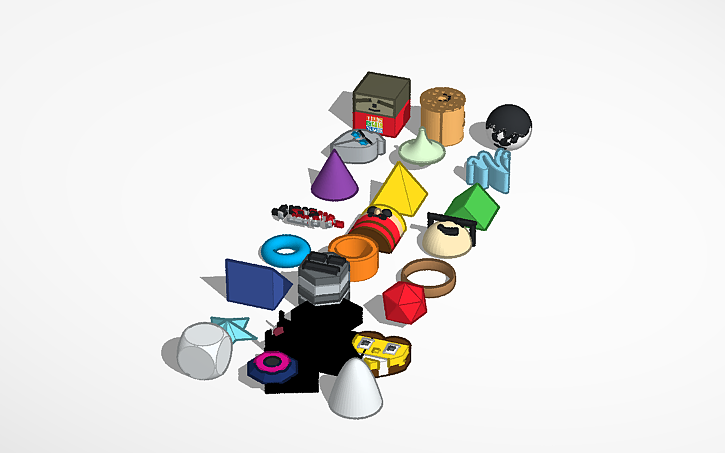 3D design Community Basic Shapes Panel - Tinkercad