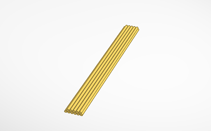 3D design Spaghetti - Pasta - Tinkercad