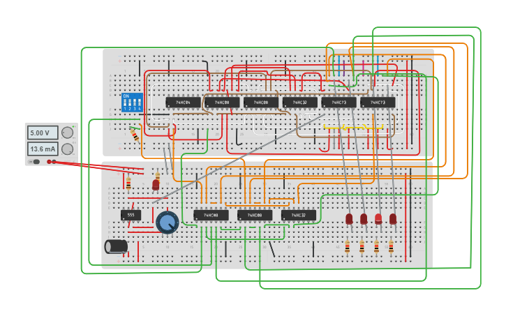 Circuit design boleta ruth - Tinkercad