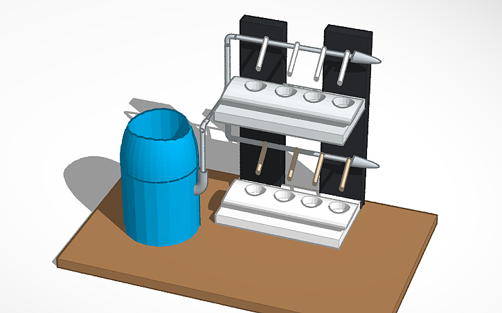 3D design HIDROPONIK SYSTEM - Tinkercad