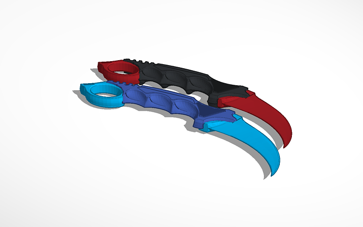 3D design KARAMBİT - Tinkercad