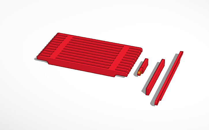 3D design Drying rack - Tinkercad
