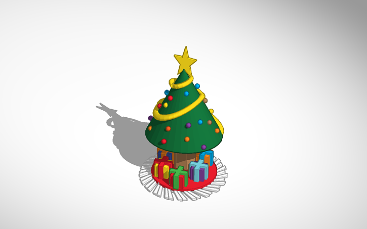 3D design Christmas Tree - Tinkercad