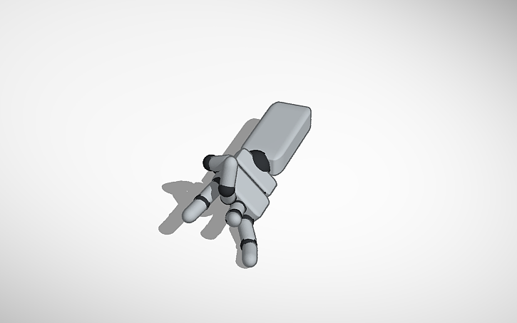 3D design bionic hand - Tinkercad