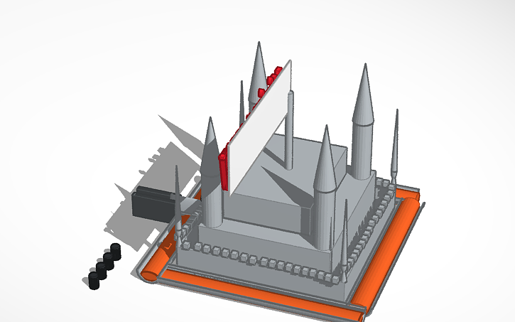 3D design Minecraft Base - Tinkercad