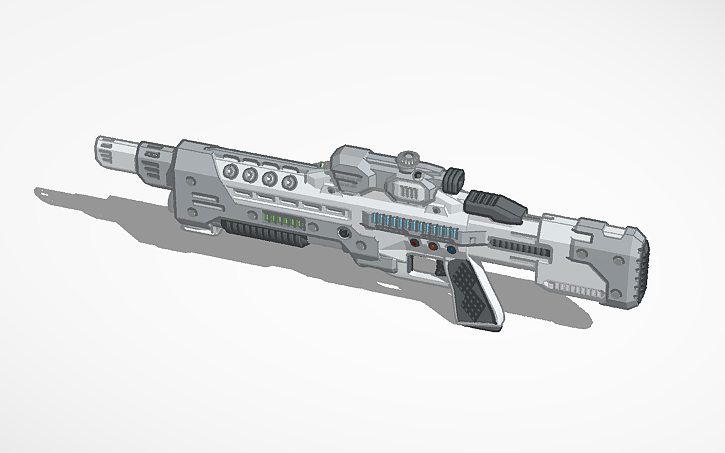 3D design NMER-X1A - Nexus Multi-munition Energy Rifle - August 2024 ...