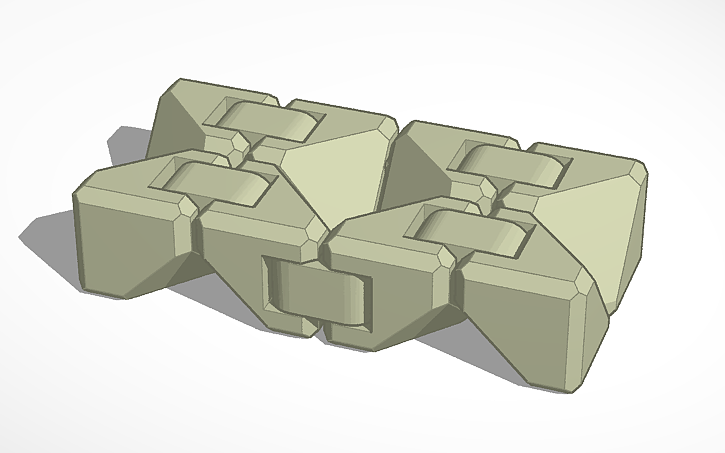 3D design fidget cube - Tinkercad