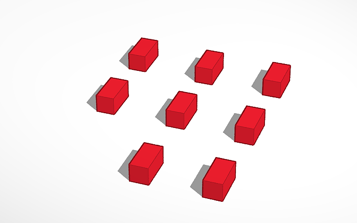 3D design Rectangulos - Tinkercad