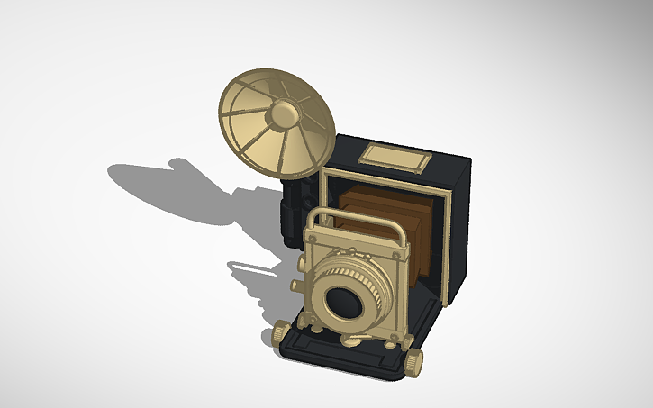 3D design Antique Camera - Tinkercad