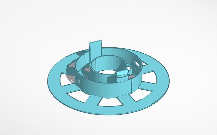 3D design spool filament - Tinkercad