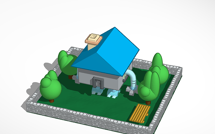 3D design Home robot - Tinkercad