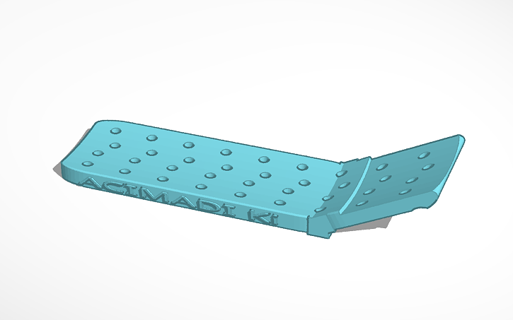 3D design Finger Splint - Tinkercad