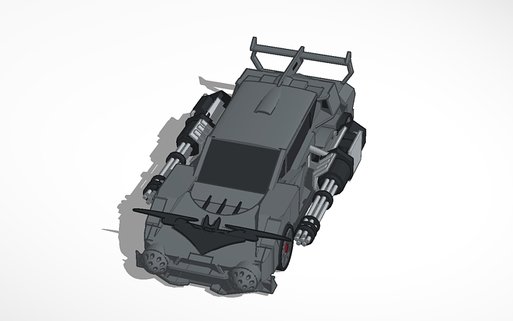 3D design Batmobile - Tinkercad