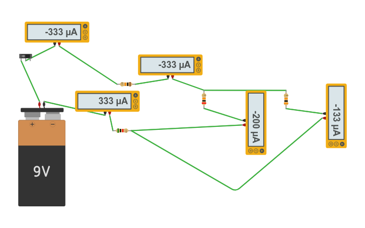 Circuit design 3º TEC ELECTRICIDAD 5 - 2 - Tinkercad