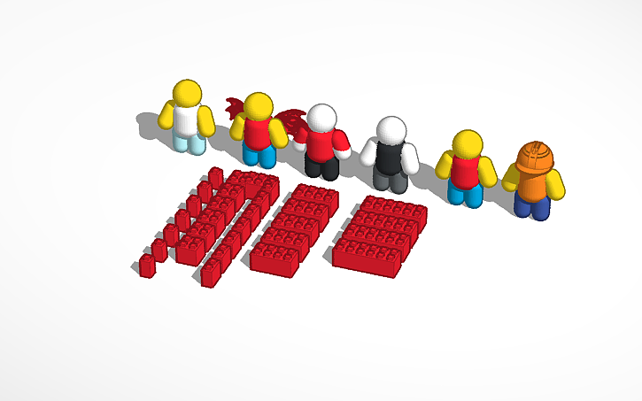 3D design Mini Blox series 1 - Tinkercad