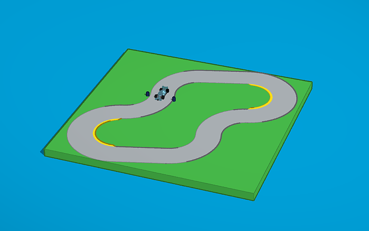 Microsoft Racetrack Keyboard 3D design keyboard controlled racetrack! - Tinkercad