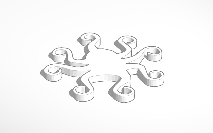 3D design LulzBot Octopus Extrusion - Tinkercad