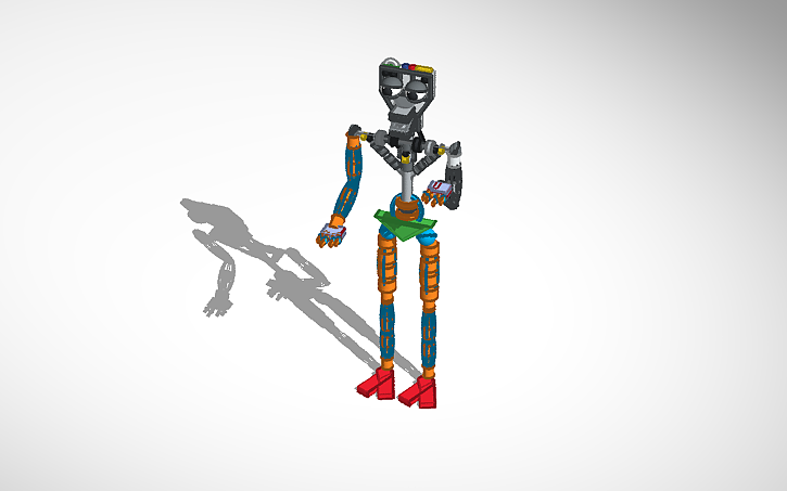 3D design FNAF ENDO - Tinkercad
