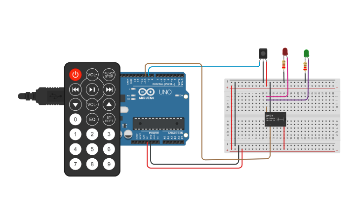 Circuit design Smart Socket_Simulation - Tinkercad