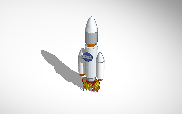 Free 3d Interior Rockets Design 3D design Space Rocket 3 - Tinkercad