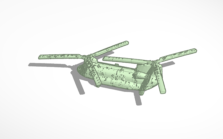 3D design CH-47 Chinook - Tinkercad