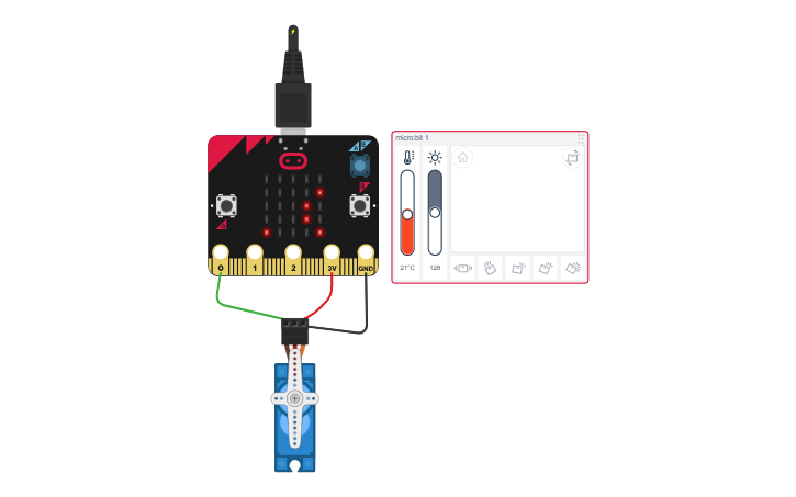 Circuit design Sesión 3 con Microbit - Tinkercad