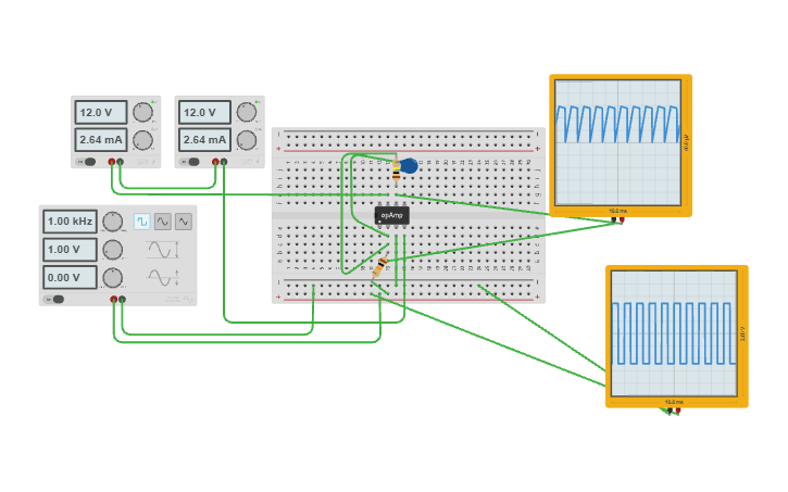 Circuit design Integral LAB10 PARTC - Tinkercad