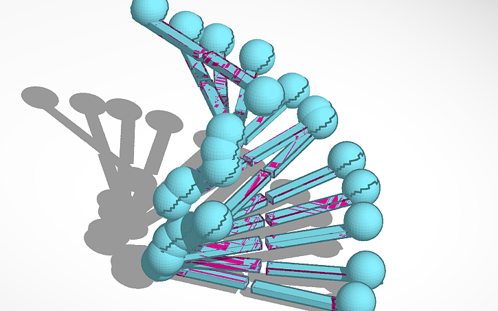 3D design dna - Tinkercad