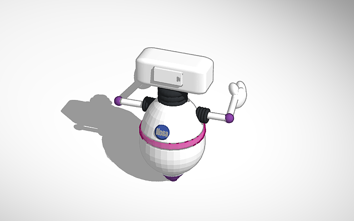 3D design Robot Helper (it's hands are ugly lol) (Nosa) - Tinkercad