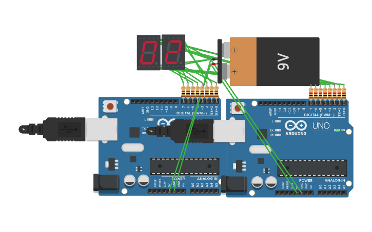 Arduino Mega Timer Pin Circuit design Arduino Mega 2560 Timer - Tinkercad