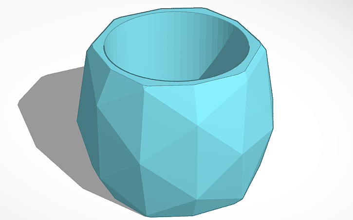 3D design Plant pots - Tinkercad