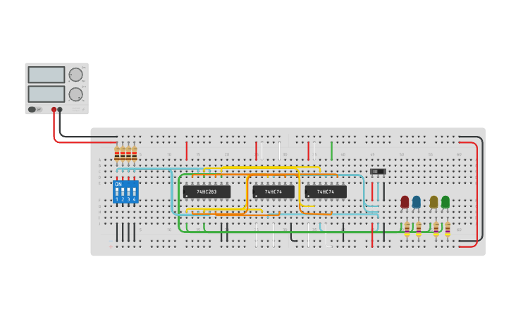 Circuit design MULTIPLICADOR - Tinkercad