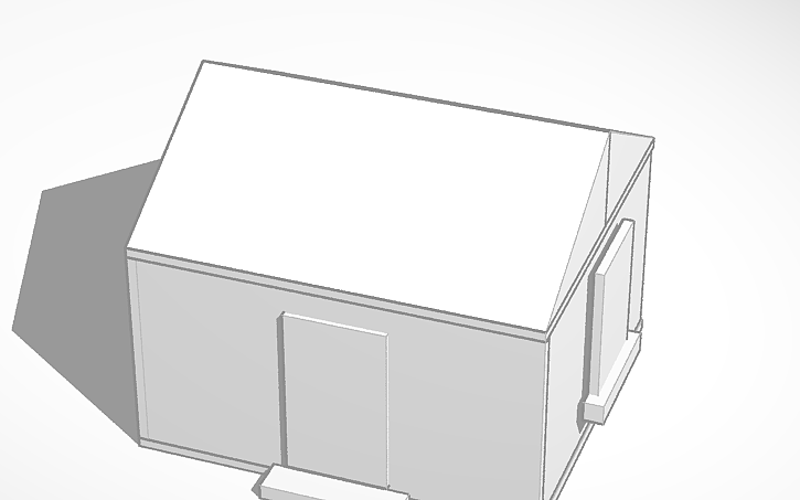 3D design TANKS: small building - Tinkercad