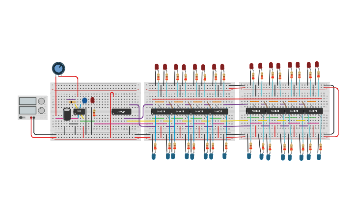 Circuit design Register Geser 16 Bit Andhika - Tinkercad