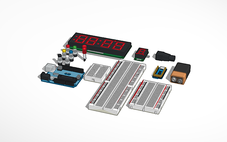 3D design Arduino Components - Tinkercad