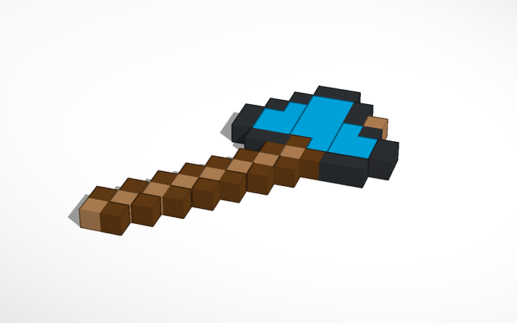 3D design axe - Tinkercad
