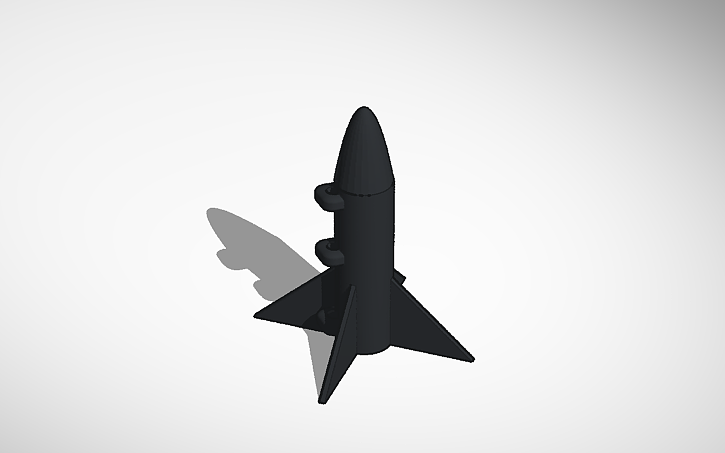 3D design Rocket - Tinkercad