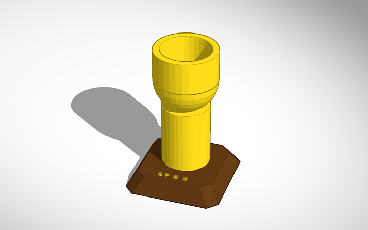 3D design trophy - Tinkercad