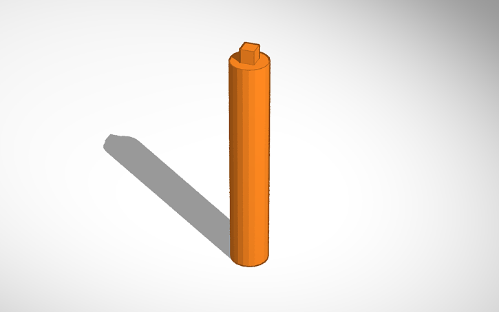 3D design ratchet extension .5in-f-.375in-m-6in - Tinkercad
