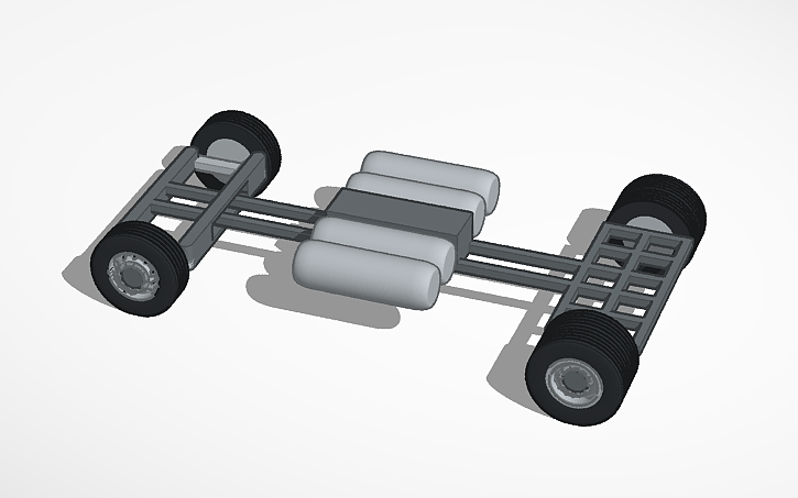 3D design Vehicle Chassis V2 - Tinkercad