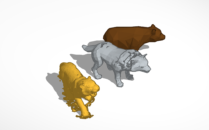 3D design animal - Tinkercad