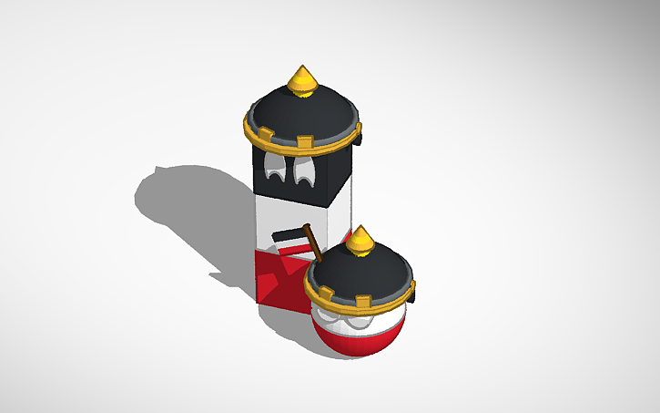 3D design Reichtangle And His Puppet - Tinkercad