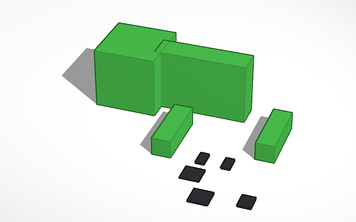 3D design Creeper - Tinkercad