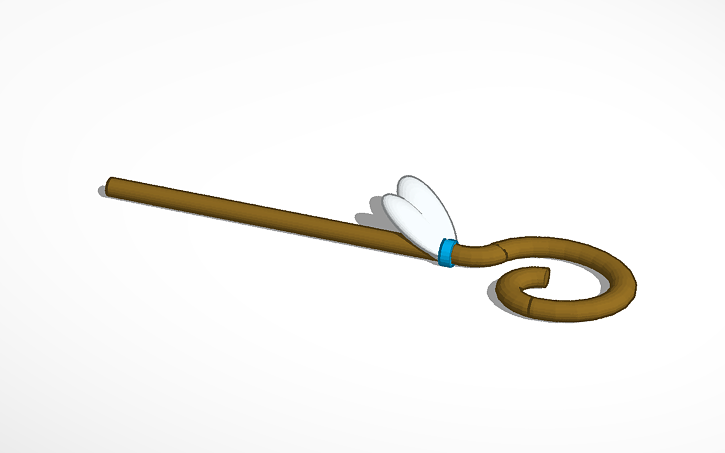 3D design Legendary Apprentice's Magic Staff - Tinkercad