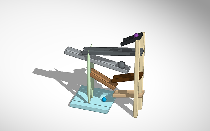 3D design Marble Run - Tinkercad