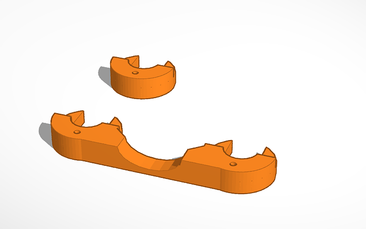 3D design Filament Shelf Support - Tinkercad