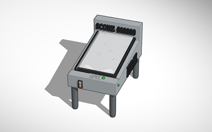 3D design Pinball Machine - Tinkercad