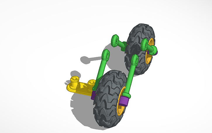 3D design moter cycle - Tinkercad