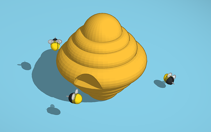 3D design Buzzy bees (simlab) - Tinkercad